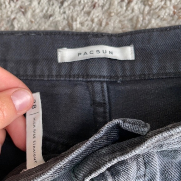 PacSun High Rise Straight Leg Jeans - Picture 4 of 6